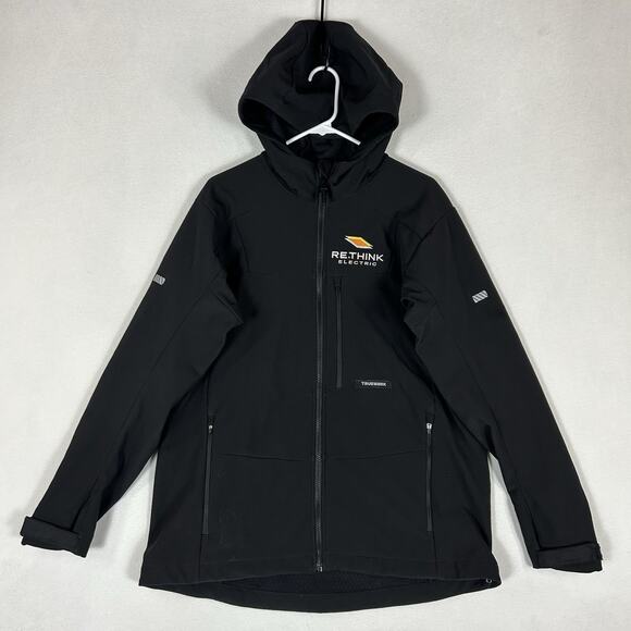 Truewerk S3 Solution Hoodie Work Jacket Women's XL Black Waterproof Tactical Zip - Picture 1 of 13